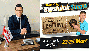 Karaman'da Envar Koleji, 22-25 Mart tarihleri arasında ilimiz geneli bursluluk sınavı düzenleyeceklerini açıkladı.