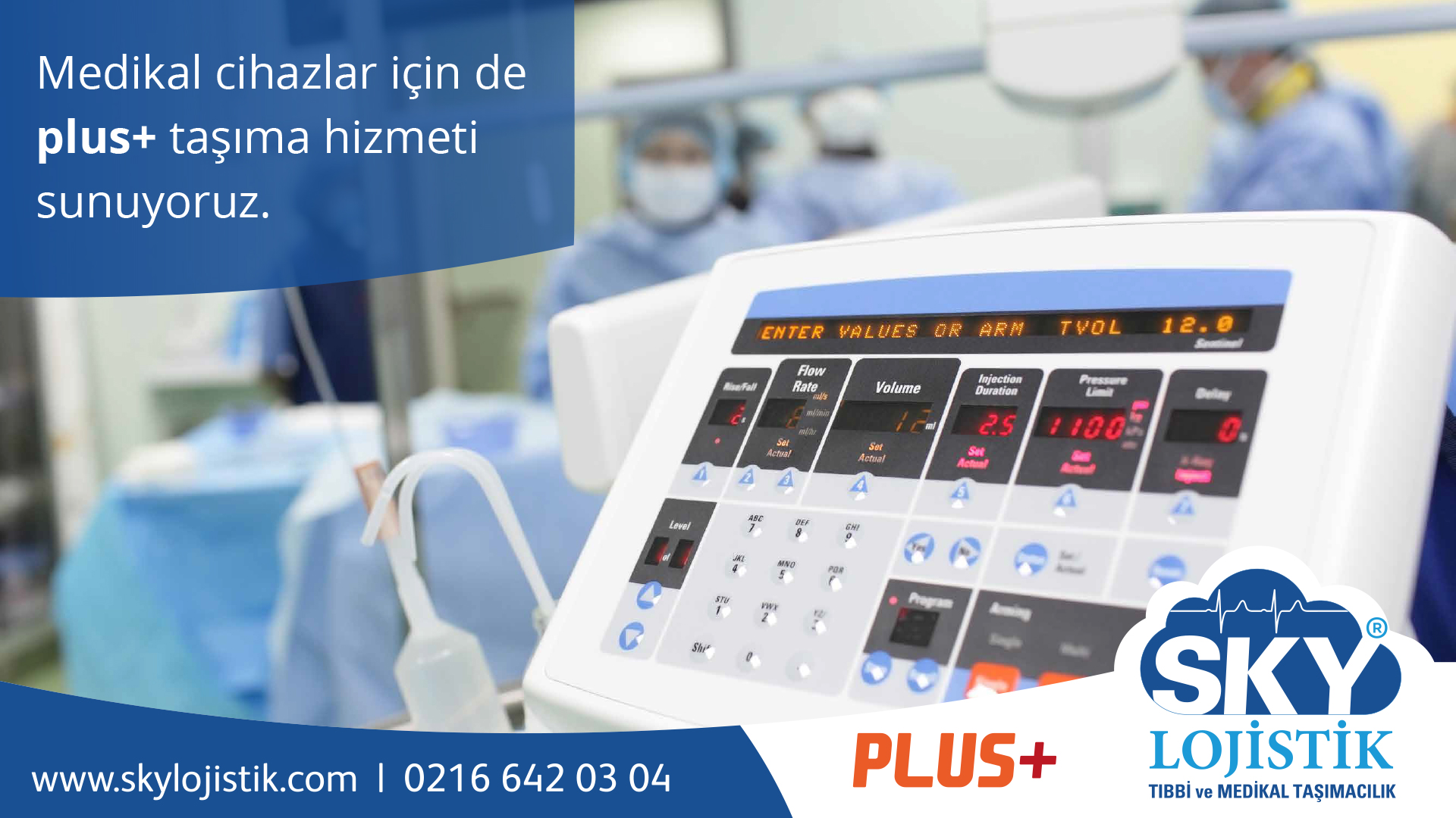 Tıbbi Ve Medikal Taşımacılık İçin SKY Lojistik
