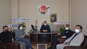 Emniyet Müdürü Ayhan Taş'dan Gazeteciler Cemiyetine Ziyaret 