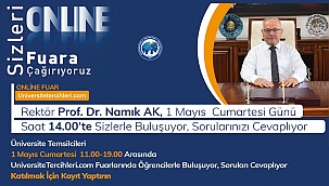 REKTÖR NAMIK AK, ÜNİVERSİTE ADAYLARIYLA BULUŞACAK