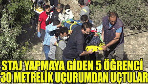 Karaman'da Uçuruma yuvarlanan kamyonetteki kız öğrenciler can pazarı yaşadı