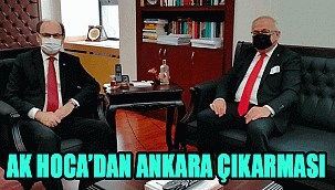 REKTÖR AK HOCA'DAN ANKARA ÇIKARMASI