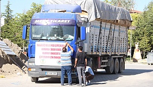 Karaman’dan Manavgat’a 20 bin balya saman