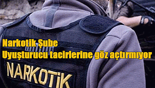 KARAMAN NARKOTİK ŞUBE UYUŞTURUCU TACİRLERİNE GÖZ AÇTIRMIYOR
