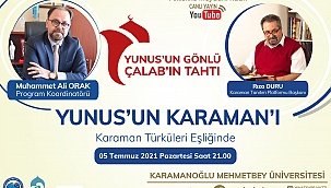 YUNUS'UN GÖNLÜ ÇALAB'IN TAHTI PROGRAMI YENİ KONUKLARLA DEVAM EDİYOR