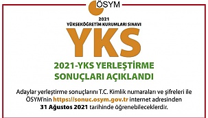 YKS tercih sonuçları açıklandı
