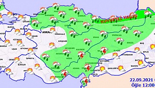 sağanak yağış geliyor
