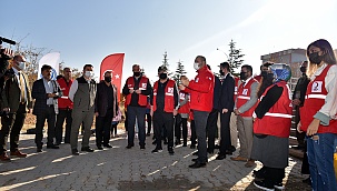 KIZILAY VE KMÜ'DEN 'YUNUS EMRE HOŞGÖRÜ ORMANI'