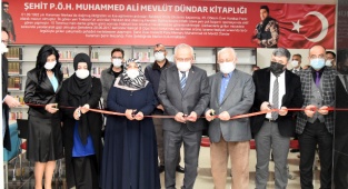 Şehidin ismi kütüphanede yaşayacak