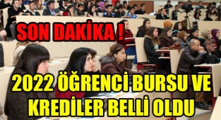 Son Dakika: Cumhurbaşkanı Erdoğan, 2022 yılı burs ve kredi ücretlerini açıkladı!