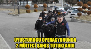 KARAMAN'DAKİ UYUŞTURUCU OPERASYONUNDA 2 MÜLTECİ TUTUKLANDI
