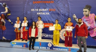 WUSHU KUNG FU TAKIMINDAN BÜYÜK BAŞARI