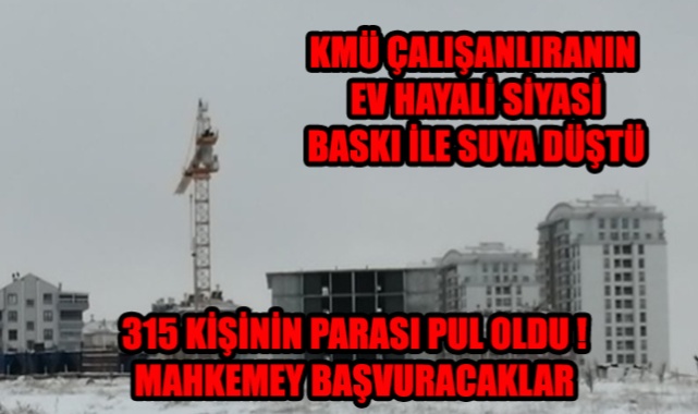 TOKİ MAHKEMEYİ KAZANMASINA RAĞMEN PROJEYİ İPTAL ETTİ