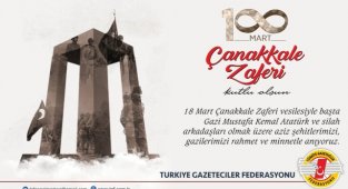Türkiye Gazeteciler Federasyonu ’dan Çanakkale mesajı
