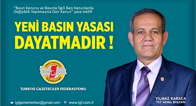 YENİ BASIN YASASI DAYATMADIR !
