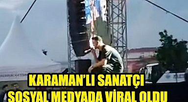 Karamanlı genç sanatçı yapmış olduğu davranış ile milyonların taktirini ve duasını aldı..