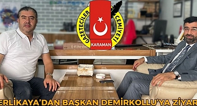 Yerlikaya'dan Başkan Demirkollu'ya Ziyaret