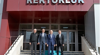 KMÜ REKTÖRÜ KARAMAN'A ZİYARETLER DEVAM EDİYOR