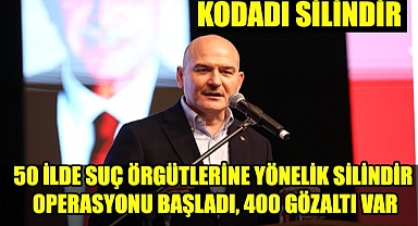 50 İLDE SİLİNDİR OPERASYONU, KARAMAN'DA 5 GÖZALTI
