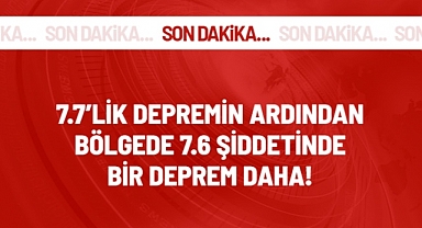 7.7'lik depremin ardından bölgede 7.6 şiddetinde bir deprem daha! Karaman'da beşik gibi sallandı