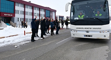 KMÜ ARAMA KURTARMA EKİBİ HATAY'A GİTTİ