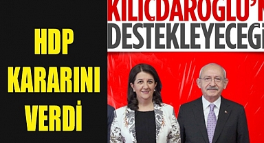 HDP: CUMHUR BAŞKANI ADAYI ÇIKARTMIYORUZ!