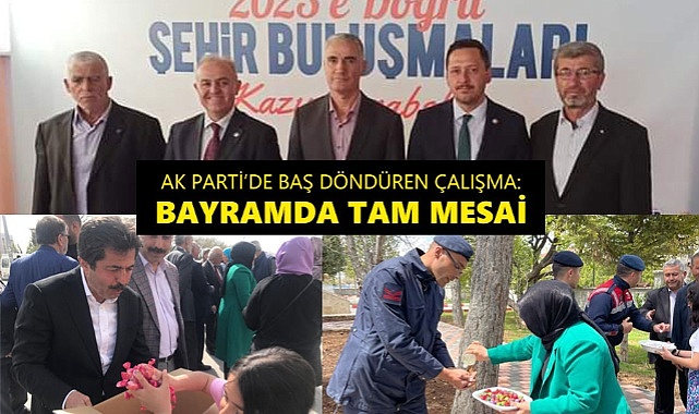 AK PARTİ'DE BAŞ DÖNDÜREN ÇALIŞMA: BAYRAMDA TAM MESAİ