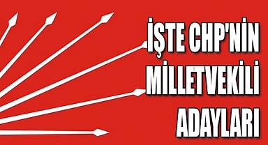 Chp milletvekili adayları 2023 Listesi belli oldu