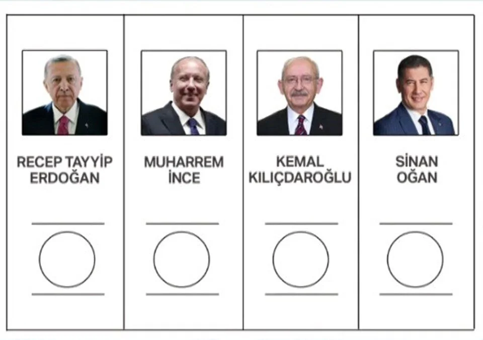 Cumhurbaşkanı adaylarının oy pusulasındaki yerleri kura ile belirlendi