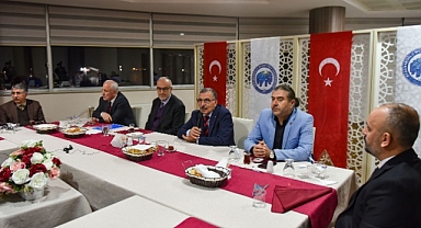 KMÜ Rektörü Mehmet Gavgalı, basın mensuplarıyla iftar yaptı