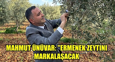 Mahmut Ünüvar: ''Ermenek zeytini markalaşacak