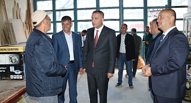 Mahmut Ünüvar, sanayi sitesi esnafını ziyaret etti