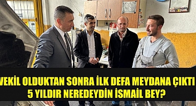 SEÇİMDEN ÖNCE ORTALIKTA OLMAYAN CHP'Lİ İSMAİL ATAKAN ÜNVER SAHALARA İNDİ