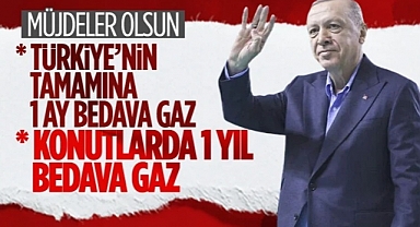 Son Dakika: Karadeniz'de tarihi an! Cumhurbaşkanı Erdoğan'dan vatandaşa çifte doğal gaz müjdesi: Ücretsiz olacak
