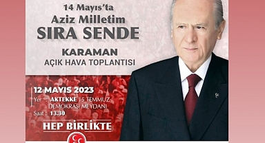 Ünüvar'dan tüm Karamanlılara davet