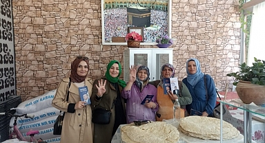AK Partili kadınlar seçim çalışmalarına hız verdi