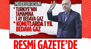 Erdoğan'ın açıkladığı doğal gaz müjdesi Resmi Gazete'de yayınlanarak yürürlüğe girdi