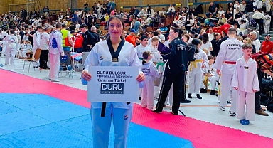 Gülsüm Koçak Uluslar arası Taekwondo Müsabakasından Gümüş Madalyayla döndü
