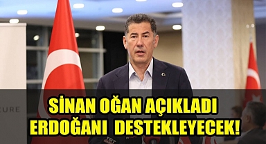 Kameralar karşısına geçen Sinan Oğan kararını açıkladı. ''Erdoğanı Destekleyeceğiz''