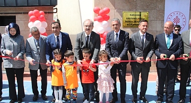 Karaman’da bebek ve çocuk kütüphanesi açıldı