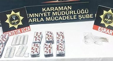 KARAMAN NARKOTİK EKİPLERİ GÖZ AÇTIRMIYOR: 2 KİŞİ TUTUKLANDI