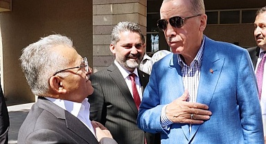 Kayseri'de Cumhurbaşkanı Erdoğan izdihamı