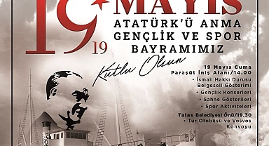 Kayseri Talas'tan 19 Mayıs hazırlığı