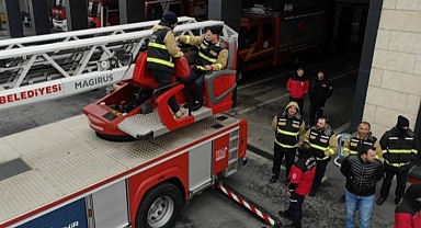 Kocaeli Büyükşehir itfaiyesinden operatör eğitimi