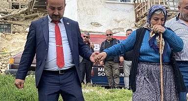 Taşkalelilerden evlatları Mesut Soyfidan'a tam destek