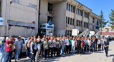 AKEDAŞ işçilerinin hakkını vermeyince işçiler kazan kaldırdı