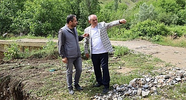 Kayseri Yahyalı'da taşkın tedbirleri alınıyor