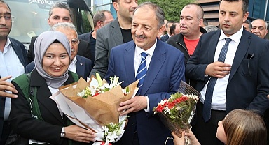 Mehmet Özhaseki'ye memleketinde coşkulu karşılama