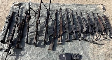 Pençe Kilit'te teröristlerin mağarasında mühimmat baskını!
