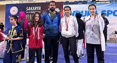 WUSHU KUNG FU ŞAMPİYONASI’NDA MADALYALARLA DÖNDÜLER